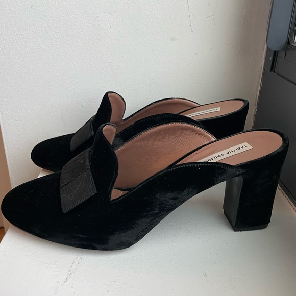 Tabitha Simmons Women’s Anya Velvet Dressy Mules - Picture 8 of 8